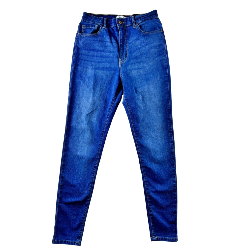FOREVER 21 High Rise Skinny Jeans‎ Blue Wash Size 28x27 (26x27)